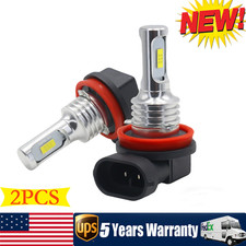 H11 9005 Led Headlight Kit Combo Bulbs 10000k Highlow Beam Super Bright White