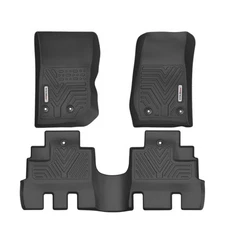 3D Floor Mats Liner for 2014- 2018 Jeep Wrangler JK Unlimited 4 Door All Weather