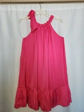 TCEC Bright Pink Halter Womens Dress Size M #beach #feminine #party #flattering