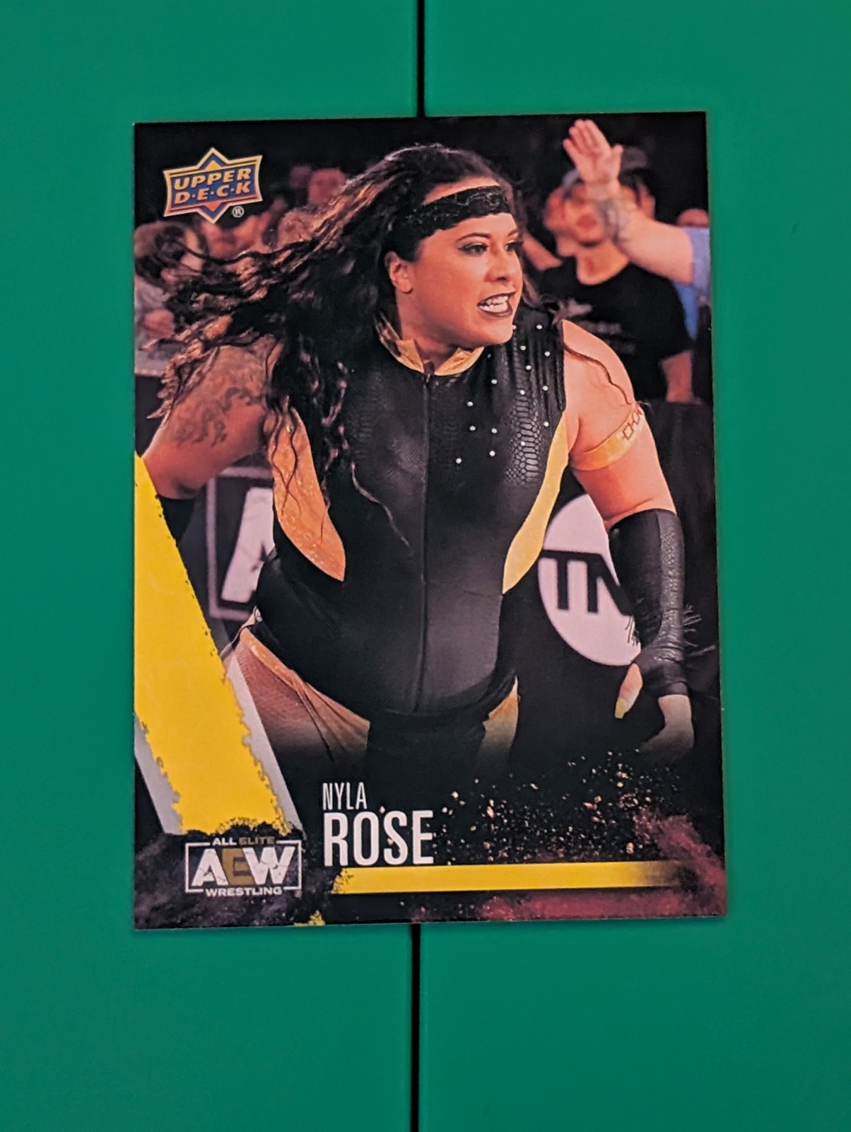 2021 Upper Deck All Elite Wrestling AEW #50 Nyla Rose Yellow Jazwares Rookie RC