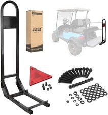 10L0L Universal Golf Cart Rear Safety Grab Bar w/Triangle Reflector Fit for Yama