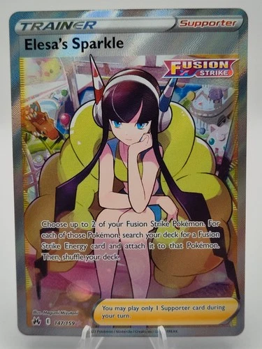 Pokemon Elesa’s Sparkle Ultra Rare Crown Zenith 147/159