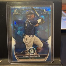 2023 Bowman Chrome 1st Sapphire Edryn Rodriguez Seattle Mariners #BCP-185
