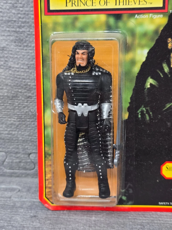 Kenner Robin Hood Prince Thieves Sheriff of Nottingham 1991 de colección sellado Foto 2 de 4