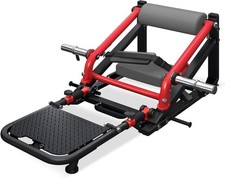 Hip Thrust Machine, 800LBS Plate-Loaded Glute Bridge Machine with Weight Holder