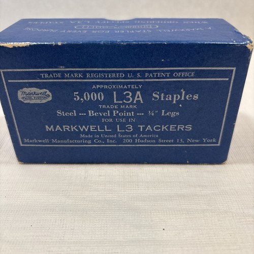 Markwell 1/4" L3A Vintage Staples 5000