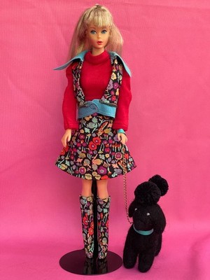 REMAKE Barbie #1061 Poodle Doodles 1972 PutOns & Pets Wool Felted Poodle NO DOLL