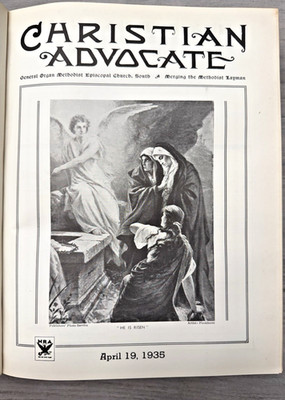 1935 Full Year Bound 52 Issues of The Christian Advocate; Methodist History News