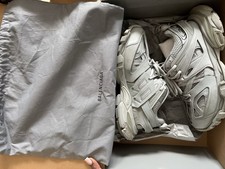 Pre-Owned Authentic BALENCIAGA Track Trainers Grey Size 6 UK [LHQ379]