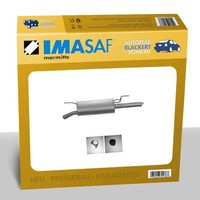 Imasaf ESD Auspuff Endtopf für Opel Vectra B 1.6 I/1.7 TD 55/60KW Steck.
