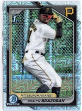 Bralyn Brazoban (RC) 1st Rookie Mojo Refractors 2024 Bowman Chrome BCP-224