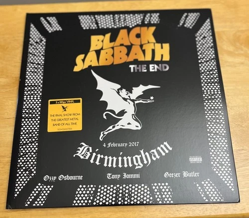 Black Sabbath vinyl lot 4 LPs (The End, 13)