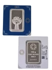 Pamp Mmtc Lotus 100 Gram Silver Bar - In Assay#0004852