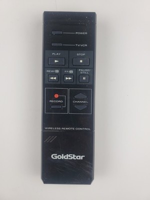 GOLDSTAR TV/VCR WIRELESS REMOTE CONTROL WORKS