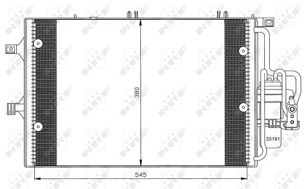 NRF-OE 35529 Condenser, air conditioning for OPEL,VAUXHALL - Image 8