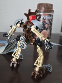 BIONICLE LOT Pohatu Nuva 8568, Turaga Onewa 8542, Brown MIRU NUVA Vintage LEGO