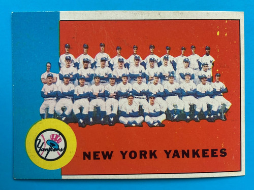 Yankees Team #247 1963 Topps card