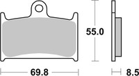 Bremsbelagsatz Scheibenbremse Prime - Sinter - SA Brembo 07SU14SA FüR Suzuki GSX