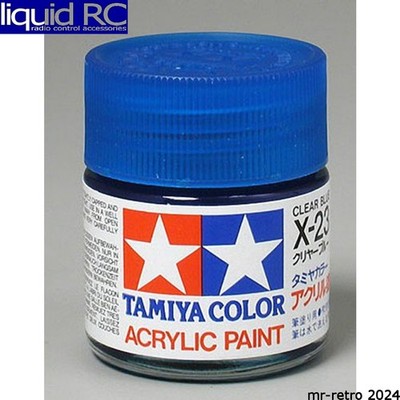 Tamiya USA TAM81023 Acrylic X23 Gloss Clear Blue