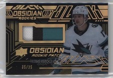 2022 SPx UD Black Obsidian Rookies Jersey Gold 35/35 Thomas Bordeleau Patch 2d8