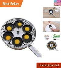 Egg Poacher Pan - Stainless Steel Poached Egg Cooker &ndash; Perfect Poached Egg Ma..;