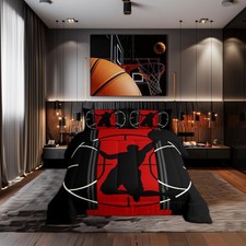 Basketball Comforter for Boys Kids Girls Sports Games Comforter Set Full Size...