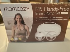 Momcozy M5 Hands-Free Double Breast Pump Set FACTORY SEALED