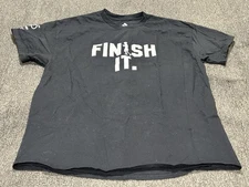 Terry Fox Run Shirt Extra Large Marathon Of Hope Cancer Charity Adidas Black