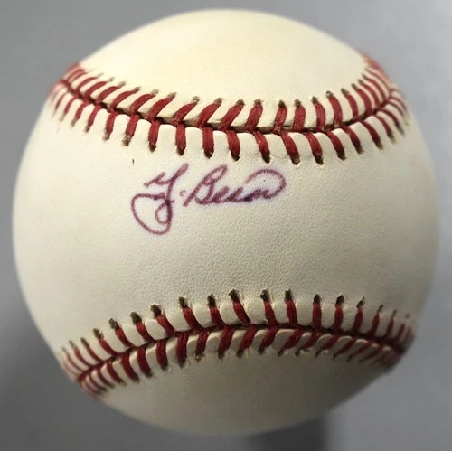Yogi Berra Signed Official American League Baseball Autograph