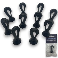 10 x LFS 30g Back lead weights Secure Clip Carp Coarse Fishing Black Sinkers 30g