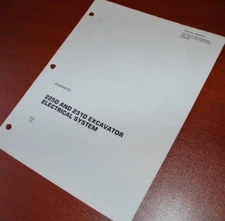 CATERPILLAR 225D 231D Electrical System Wiring Diagram Schematic Manual service