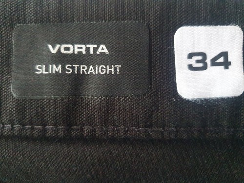 Pantalon velours noir Vorta slim straight Volcom (vi) - Imagen 8 de 9