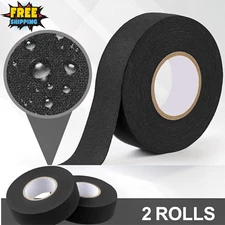 2 Roll Hockey Tape - 1"x49.5FT Strong Cloth Tape for Sticks, Tools, Bars, Bats