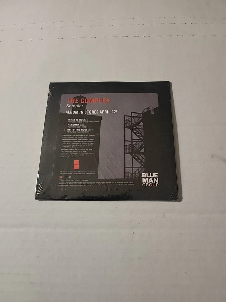 Vintage 2003 Blue Man Group The Complex 3 Trk Sampler CD New Enhanced - Image 2 of 2