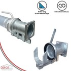 Schnellkupplung für Güllefass System Perrot, 6 Zoll extralang mit Flansch