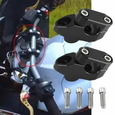 7/8"22mm Handlebar Clamp Mount Riser Fit For Honda Suzuki Yamaha Kawasaki