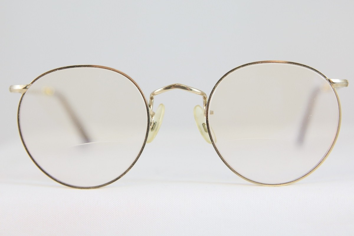 VINTAGE USED ALGHA 12KT GOLD FILLED EYEGLASSES MADE IN ENGLAND+ | eBay