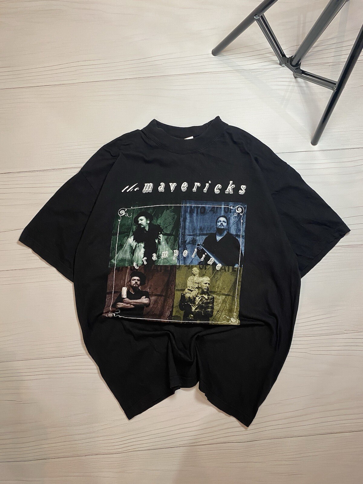 Vintage Mavericks Trampoline 1998 tour y2k t shirt Band Tees