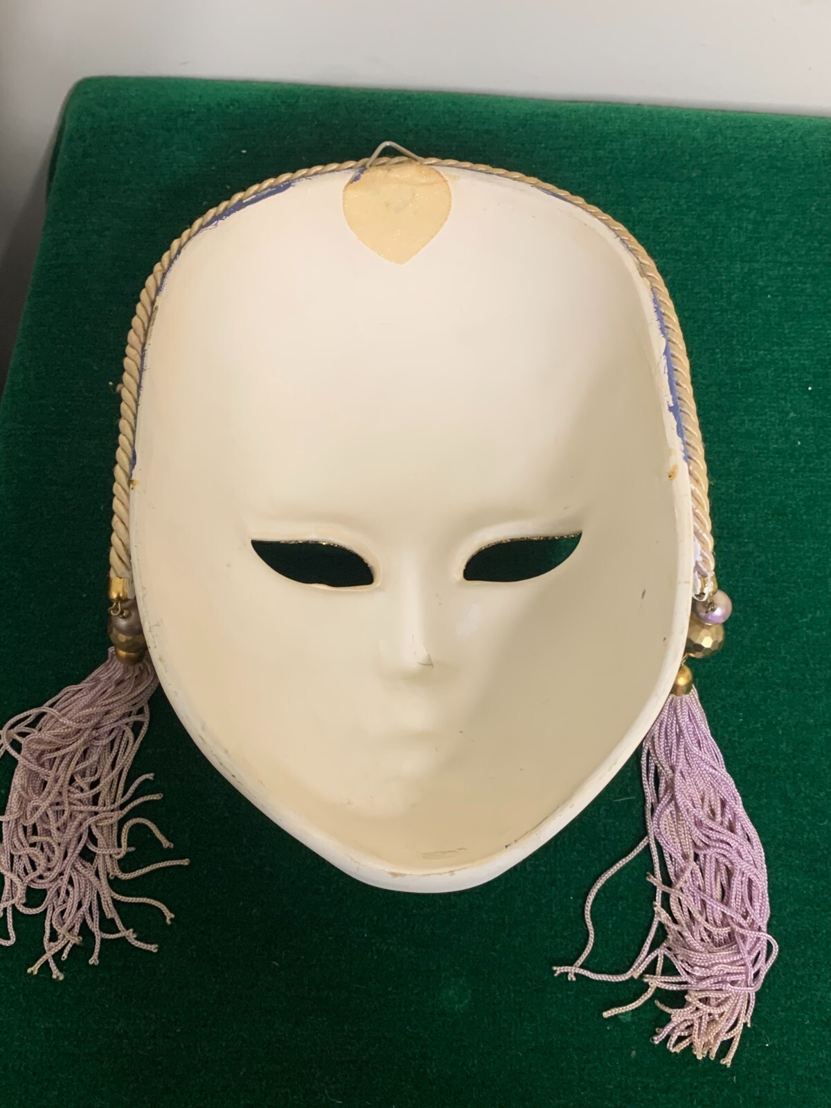 Original 1980's Ceramic Face Mask decorative Wall Hanging