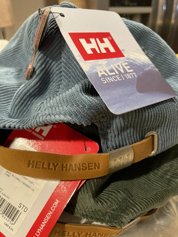 Helly Hansen图形帽帆船绑带灯芯绒帽子刺绣皮革 — 第 4/4 张图片