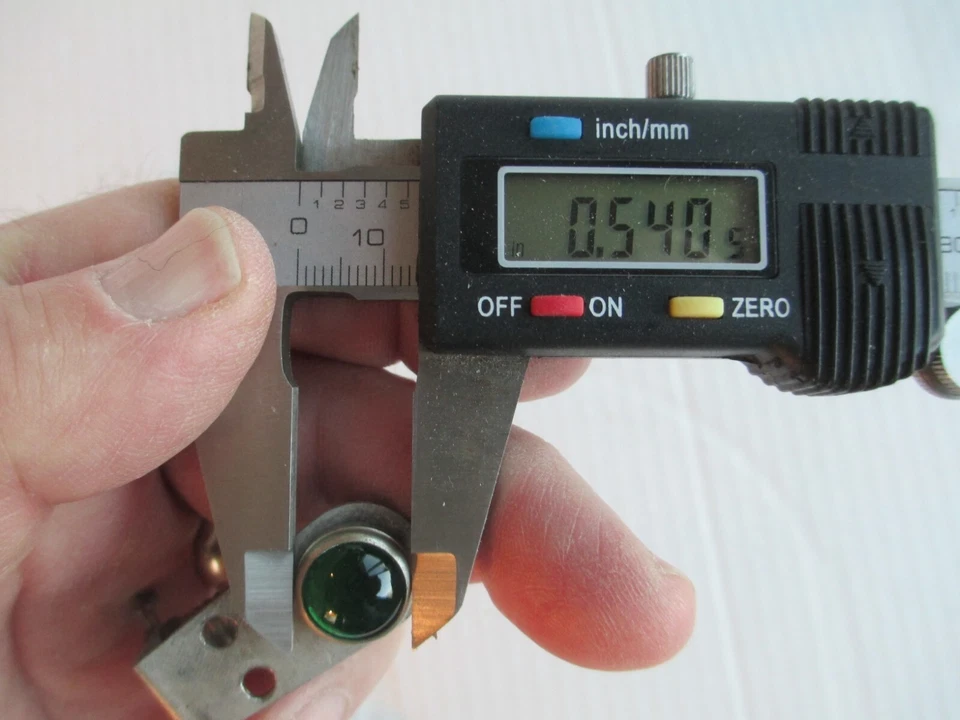 PAR ROJO VERDE Multifacético Joyado Panel Luz Dialco Dial Luz 21B44 Foto 2 de 4