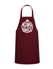 King of the Grill Apron - 100 Spun Polyester - Commercial Grade Quality - Machi