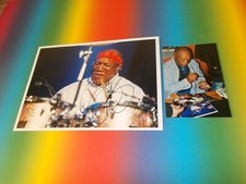 Billy Cobham Jazz Drummer signed autograph Autogramm 8x11 inch foto in person