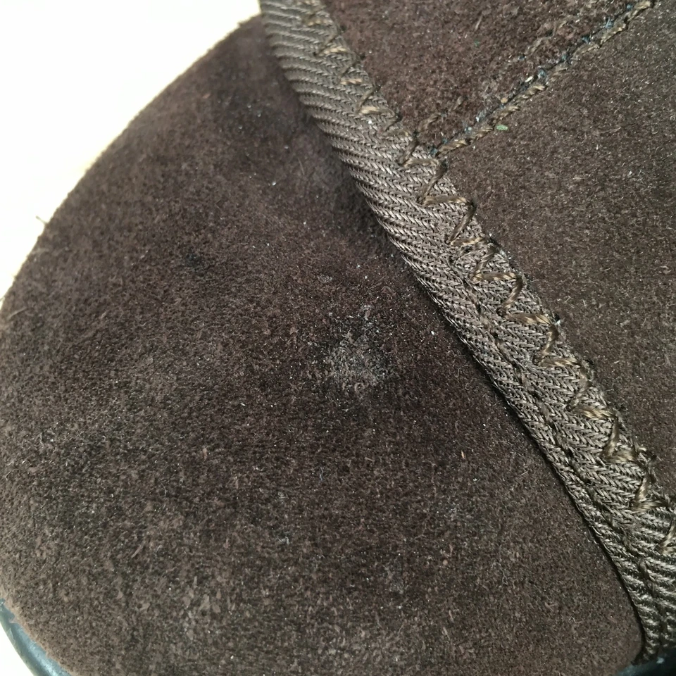 Propet Slippers Mens 8 Coleman Flats Comfort MXA003M Brown Leather Slip On - Image 4 of 4