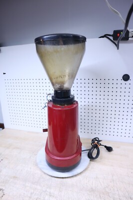 Used Red Rosito Bisani Model RR45 Heavy Duty Espresso Grinder