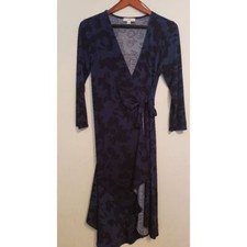 Halston Small Womens Wrap Dress CB2/193