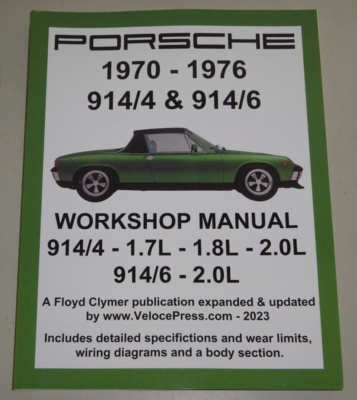 Werkstatthandbuch Reparaturanleitung Porsche 914 (914/4 + 914/6