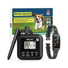 2024 AI Technology Rechargeable Wireless Dog Fence System Electric Dog Fence ...