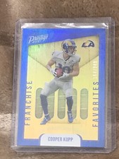 COOPER KUPP 2021 Panini Prestige Franchise Favorites Xtra Points BLUE  /249 Rams