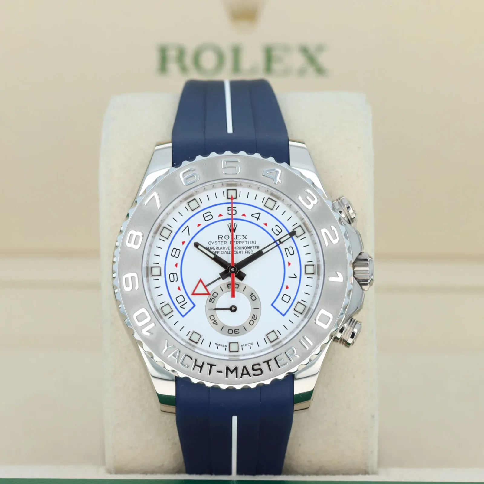 Rolex Yacht-Master II Regatta Chronograph, 18kt White Gold & Platinum 116689